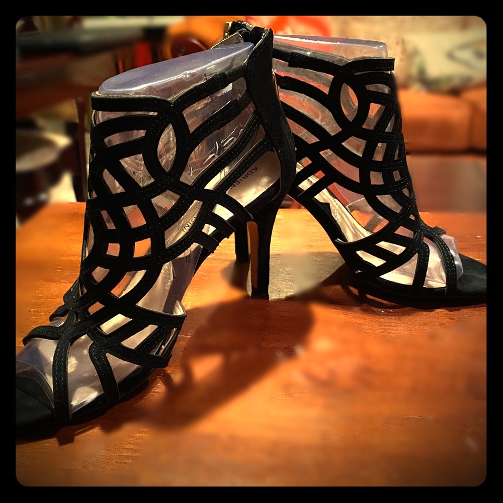 Adrienne Vittadini Black Gala Shoes